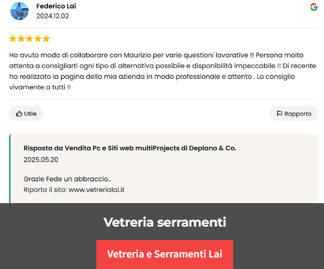 Recensioni di gradimento al metodo nextup di multiprojects