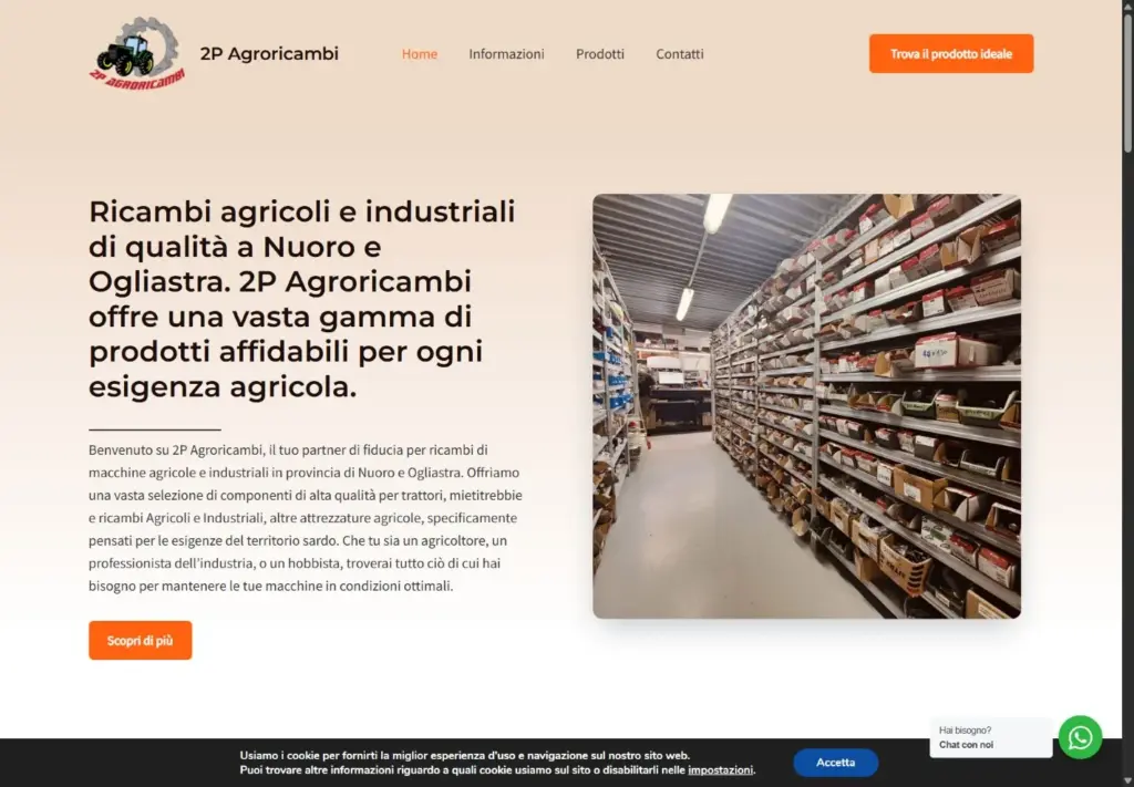 Screenshot 2P Agroricambi