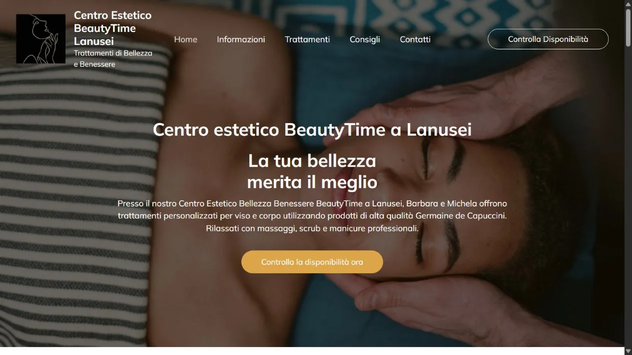 Homepage Beauty Time — Lanusei · Ogliastra