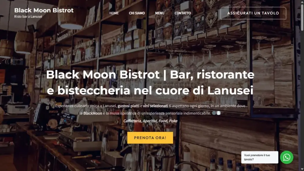 Screenshot Black Moon Bistrot