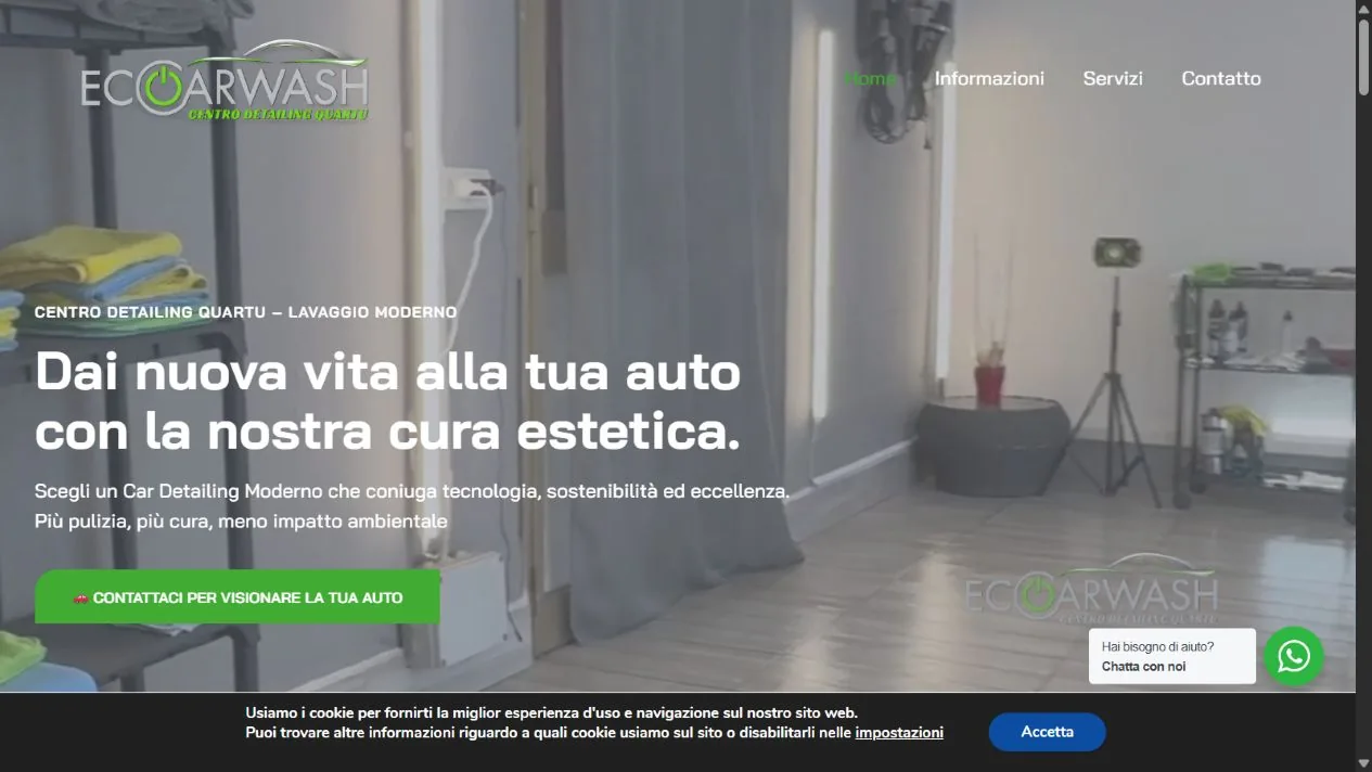 Homepage Eco Car Wash Quartu — Quartu Sant'Elena · Cagliari