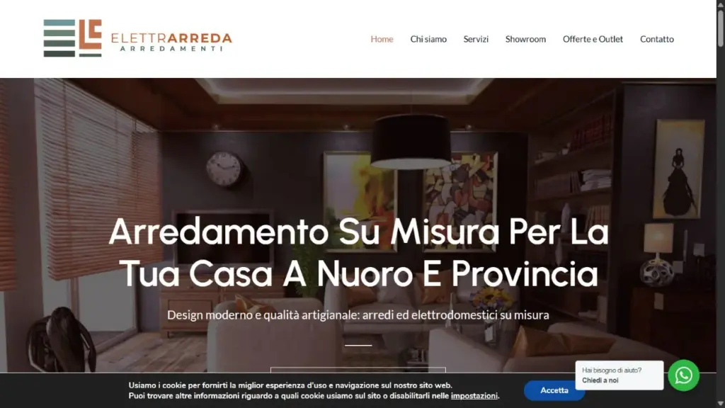 Screenshot ElettrArreda