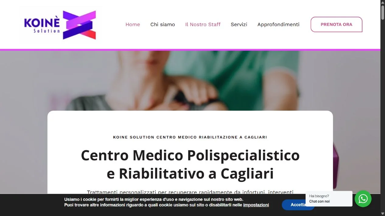 Homepage Koiné Solution — Cagliari