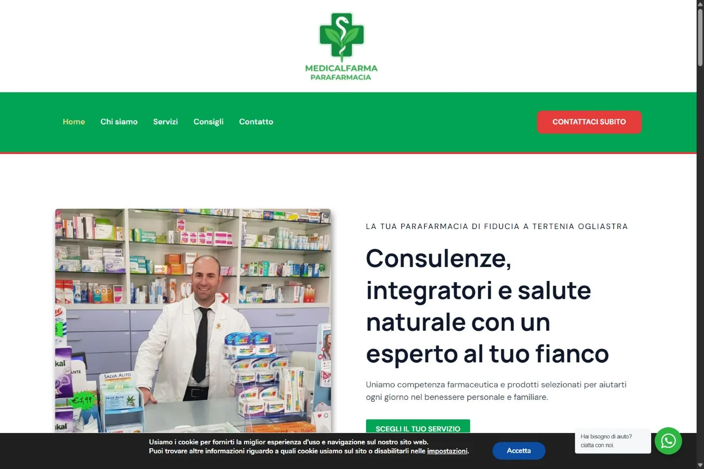 Homepage MedicalFarma — Tertenia · Ogliastra