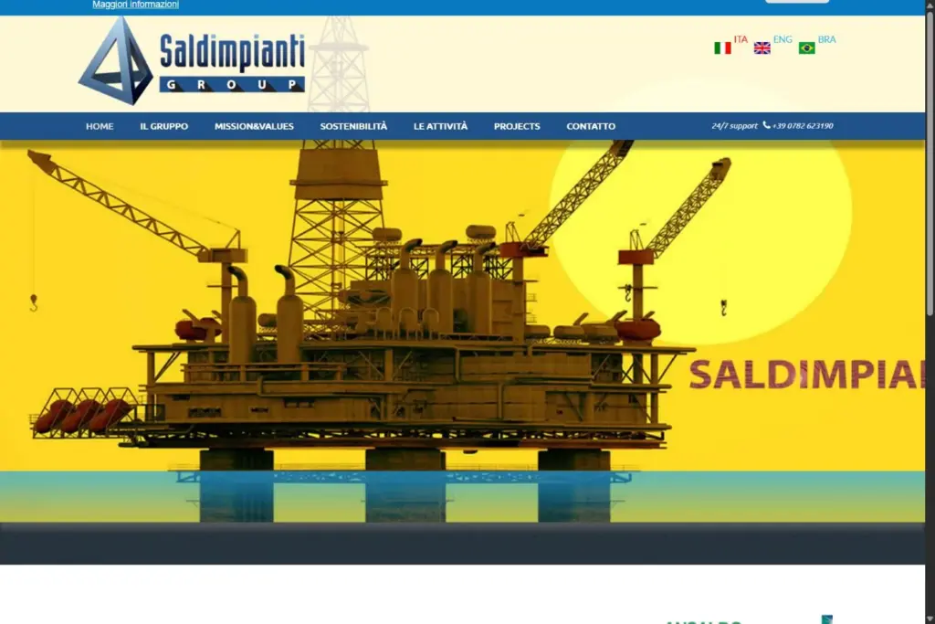 Screenshot Saldimpianti