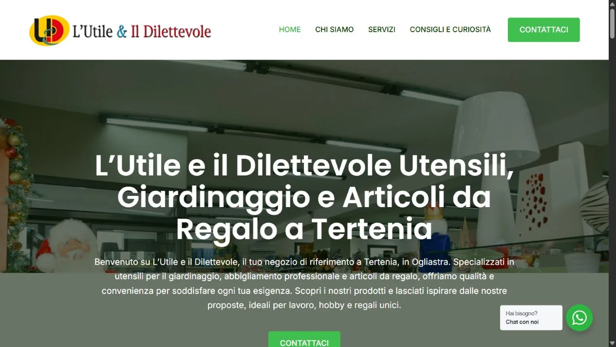 Homepage L’Utile e il Dilettevole — Tertenia · Ogliastra