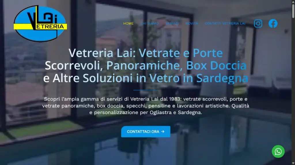 Screenshot Vetreria Lai