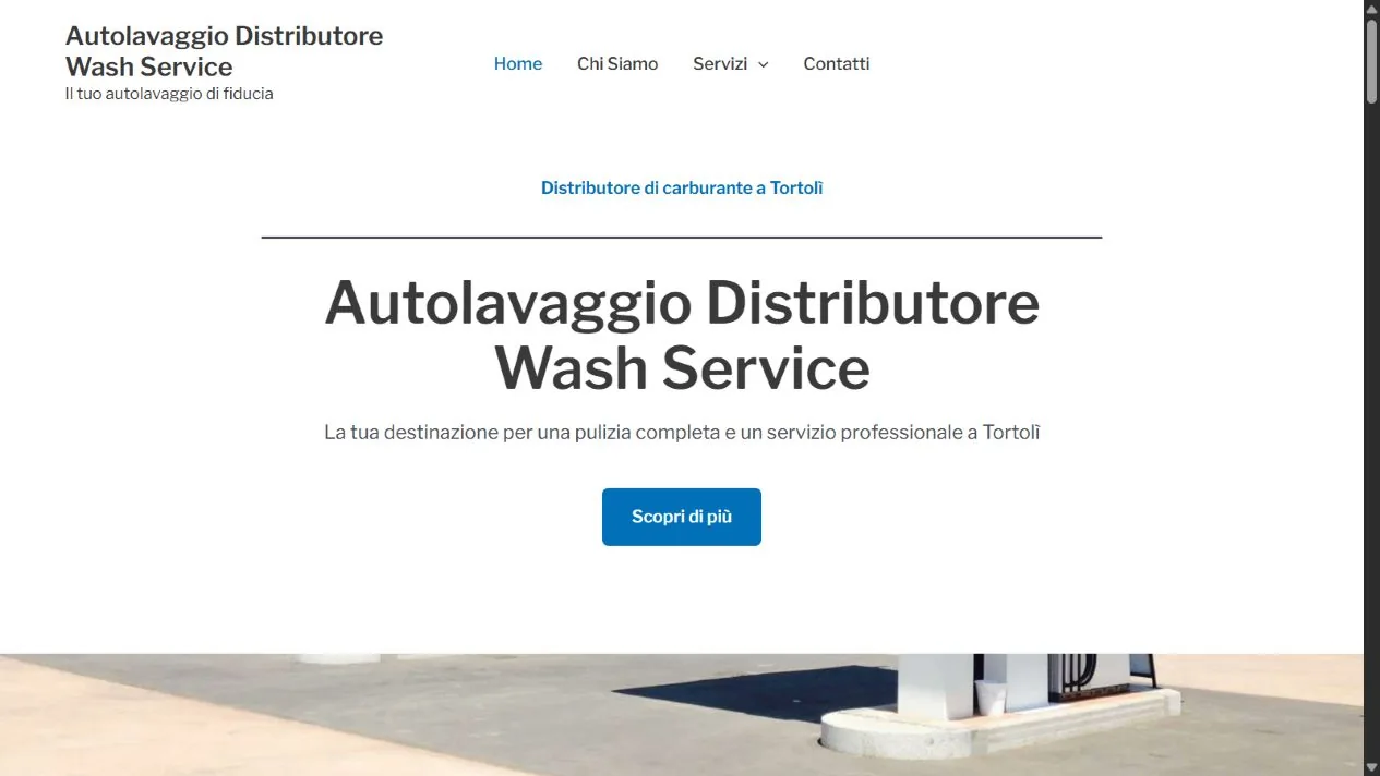 Homepage Wash Service — Tortolì · Ogliastra